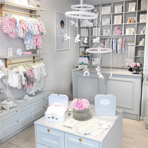 Estante personalizado <span class=keywords><strong>para</strong></span> ropa de bebé, mueble <span class=keywords><strong>para</strong></span> <span class=keywords><strong>tienda</strong></span> de ropa de niño - Product Image 3