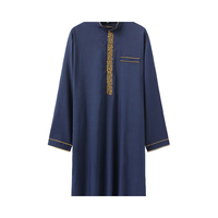 Tissu léger pour thobe marocaine pour hommes, idéal pour les vêtements islamiques modestes arabes