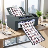 Digitale A3 A4 sticker snijmachine, automatische velletjes-etiketsnijmachine, vinyl sticker snijplotter