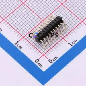 5AIW3-7440-110-W0 Pin Header Bent Lead Through Hole,P=1.27mm Connector 1x10P 1.27mm Pin Header Right Angle Insert - Product Image 2