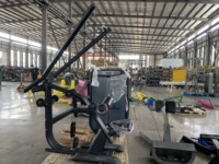 Machine à pulldown latéral à charges individuelles, équipement de musculation robuste pour le dos, idéal pour les salles de sport, clubs et entraînements de musculation