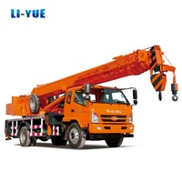 Grue de camion télescopique populaire 2026 avec vérin hydraulique 10 tonnes pour engins de construction