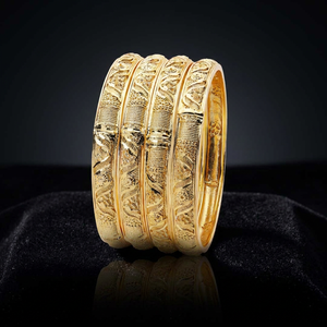 Dye <b>Gold</b> Forming <b>Bangles</b>, Wholesale Dye <b>Gold</b> Plated Fashion <b>Bangles</b>, Traditional <b>Bangles</b>, Brass <b>Gold</b> Filled Jewelry Oro Joyeria. - Product Image 4