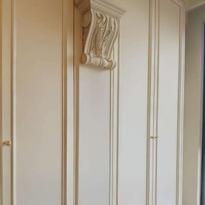 Armoire Walk-In Moderne Pré-assemblée, Meuble de Chambre Haut de Gamme en Mélaminé Effet Bois, avec Îlot de Dressing, pour Usage Résidentiel et Commercial - Product Image 4