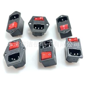 Enchufe de Corriente Lqjy Ac 1 con Fusible de 250v, Conexión a Tierra Estándar, Material ABS para Uso en Audio y Video - Product Image 4