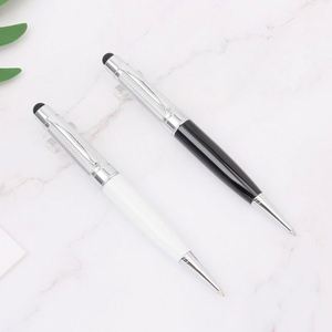 Stylo à bille de luxe en métal avec logo personnalisé de haute qualité, avec stylet tactile, pour l'écriture professionnelle et l'utilisation scolaire - Product Image 4