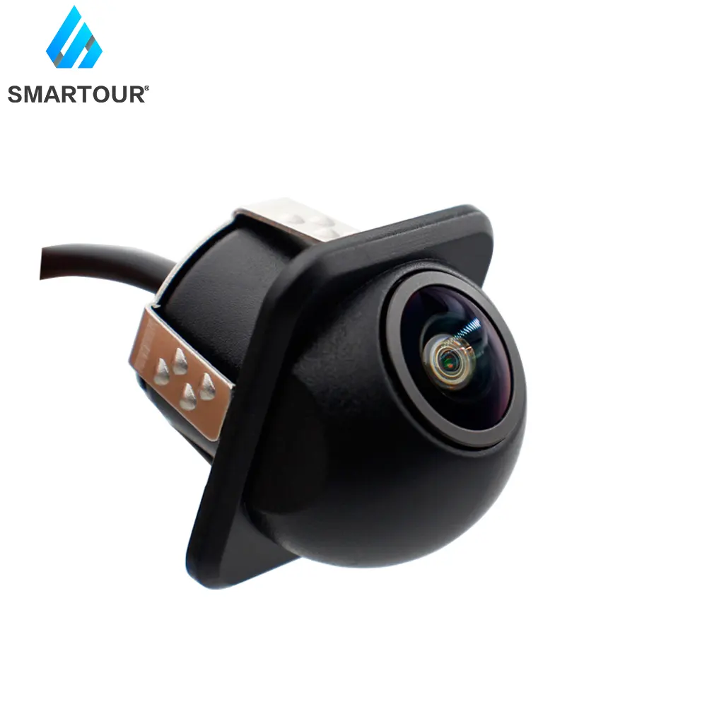 Smartour veicolo telecamera retrovisiva CCD occhi di pesce visione notturna impermeabile IP67 pista auto retromarcia backup fotocamera universale