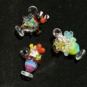 Pendientes de Cristal Importado para Cócteles y Helados, Pequeños, Rojos, Estilo Shu, Superventas, Adorno DIY, Lujo Ligero, Alta Gama - Product Image 2