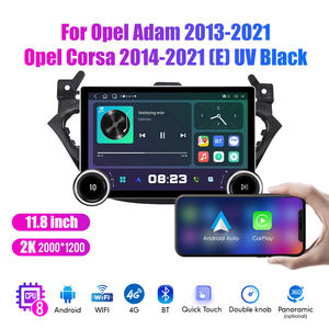 11.8 pouces 2Din Android <span class=keywords><strong>autoradio</strong></span> pour <span class=keywords><strong>Opel</strong></span> <span class=keywords><strong>Adam</strong></span> 2013-2021 2K QLED écran voiture stéréo lecteur DVD de voiture Carplay Android Auto - Product Image 3