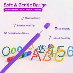 Juguetes Sensoriales Antiestrés, Palitos Texturizados para Autismo, Alivio de la Ansiedad, Regalos de Navidad - Product Image 4