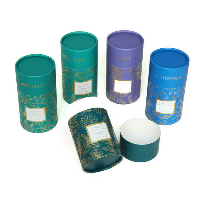 Custom Eco-Friendly Kraft Paper Tube Packaging | Biodegradable Round Cardboard Box for Food Gifts, Tea Coffee T-Shirts & Bottles