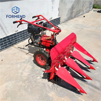 Mini tracteur faucheuse 4GL120, tête de coupe pour rizière, couplée à la tête de coupe du mini tracteur