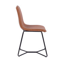 Chaise de salle à manger moderne en cuir vintage pour la cuisine, nouveau design, meubles pour le salon et la maison en PU