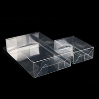 Boîte en plastique transparente imprimée en PVC, boîte d'emballage en PET, boîtes personnalisées transparentes avec logo, emballage