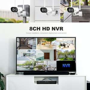 Precio de fábrica <span class=keywords><strong>SriHome</strong></span> 1080 2MP P HD 4-CH NVR WiFi Kit de cámara IP - Product Image 2