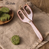 Soldes de liquidation : Ustensiles de cuisine écologiques et durables en bois anti-brûlure, pinces à barbecue et pinces à aliments pour la cuisson du pain et le barbecue