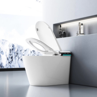 Toilette moderne de luxe de style canadien à bidet intelligent en céramique d'une seule pièce Toilette intelligente haut de gamme de bonne qualité