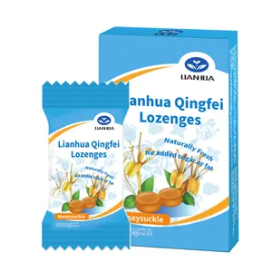 Hot Sale Yiling lianhua fresco açúcar Uso livre para Seca E Coceira Na Garganta pastilhas para a garganta