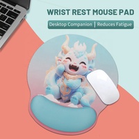 Tapis de souris ergonomique pour gamer avec base antidérapante en caoutchouc et mousse à mémoire de forme, accessoires informatiques pour le bureau et la maison