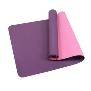 Tapete de Yoga Antideslizante de Doble Capa, Ideal para Viajes, 6mm 8mm TPE, Línea de Marcaje, Pedido al por Mayor - Product Image 4