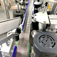 Máquina Etiquetadora Automática de Doble Cabezal para Botellas Redondas, Máquina de Impresión de Etiquetas para Botellas de Cerveza y Agua, Compatible con Impresoras de Fecha de Caducidad