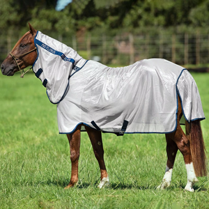 Factory Supply Soft Fleece Polycotton Luxury Horse Rug PVC Mesh Check Print Lightweight Summer Dressage Rug - Product Image 6