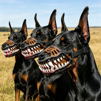 Produits de dropshipping 2026 : Muselière de chien effrayante avec sangle réglable et flexible, Masque de cosplay Halloween à dents 3D, Agent de dropshipping