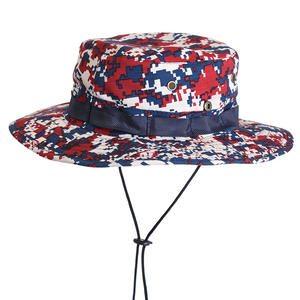 Chapeau de pêcheur à bords arrondis pour activités de plein air, randonnée, loisirs, jungle, respirant, pare-<span class=keywords><strong>soleil</strong></span>, camouflage - Product Image 5