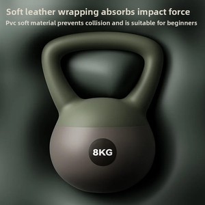 Pesa Rusa Profesional Unisex de PVC <span class=keywords><strong>Suave</strong></span> y Ecológica para Fitness en Casa, Mancuerna para Levantamiento de Cadera, Herramienta Mágica de Entrenamiento de Fuerza para Pilates - Product Image 4
