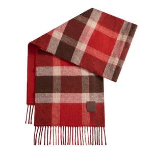2025 nouveauté automne hiver <span class=keywords><strong>laine</strong></span> <span class=keywords><strong>tricot</strong></span> Plaid écharpe unisexe polyvalent chaud et épaissi haut de gamme <span class=keywords><strong>Snood</strong></span> femmes frange châle - Product Image 3