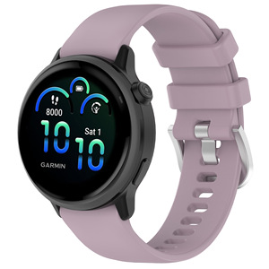 Compatible avec les bracelets de montre en silicone <span class=keywords><strong>Garmin</strong></span> <span class=keywords><strong>Vivoactive</strong></span> <span class=keywords><strong>5</strong></span> et 6 (18/20/22 mm) et les bracelets de montre <span class=keywords><strong>Garmin</strong></span> S50 - Product Image 4