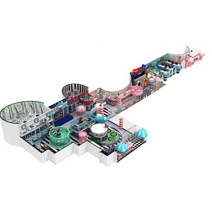 Grande aire de jeux intérieure pour enfants, équipement de jeu intérieur, aire de jeux à sol souple, jeux pour enfants, ensemble d'équipements d'aire de jeux intérieure pour enfants - Product Image 4