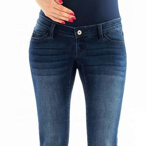 <span class=keywords><strong>Jean</strong></span> de maternité taille ajustable pour femmes, pantalon de <span class=keywords><strong>grossesse</strong></span>, Denim, bleu, - Product Image 5