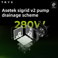 Nouveauté 2026 TRYX STAGE 360 ARGB Refroidissement Liquide Double Écran Large de 4 Pouces Prise en Charge de l'Enregistrement d'Écran Personnalisé pour Boîtier PC