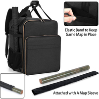 Sac à dos pour joueurs, adapté à la plupart des jeux de société et de cartes, sac de voyage avec poignée et bandoulière