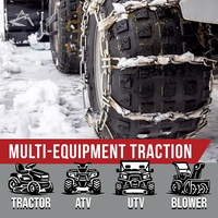 Cadenas para Neumáticos de Tractor de 20 Pulgadas, de Acero Aleado, para Nieve, Lodo y Césped, Venta al Por Mayor
