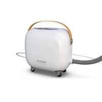 Nettoyeur vapeur portable MKS 120V avec 4 niveaux de pression vapeur, pour usage extérieur, 1500W de puissance