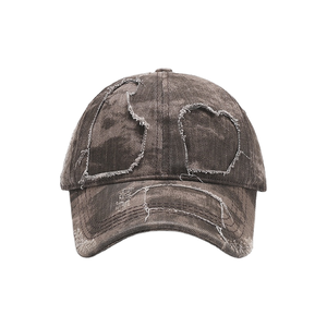 Gorra de Béisbol Unisex de 6 Paneles, Estilo Vintage Desgastado, Ajustable, Informal, 100% Algodón, para Adultos - Product Image 1