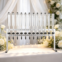 Support de Présentation de Parfums de Table en Argent 375ml, 12 Bouteilles, Qualité Supérieure, Personnalisé, pour Mariages et Bars à Parfums – Vente en Gros
