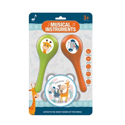 Criança Funny Play Puzzle Educação Escola Aprender Maraca Musical Instrument Toys Set Music Maker Brinquedos Para Crianças