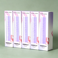 Fabricant de boîtes d'emballage personnalisées pour rouges à lèvres, vente en gros de boîtes en papier de luxe pour gloss cosmétique avec logo et revêtement UV