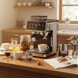 Nuova Macchina per Caffè Espresso Abbolife con Controllo Digitale, 20 Bar, Elettrica con Doppio Boiler - Product Image 4