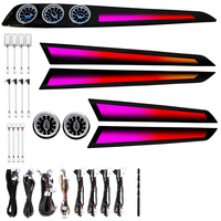 Kit d'éclairage d'ambiance intérieur LED 64 couleurs pour Mercedes Benz Classe C W204 2010-2014, accessoires de décoration
