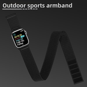 Correa para Reloj para Deportes al Aire Libre - Material de Nailon Compatible con Todos los Modelos, Cierre de Gancho y Bucle - Product Image 4