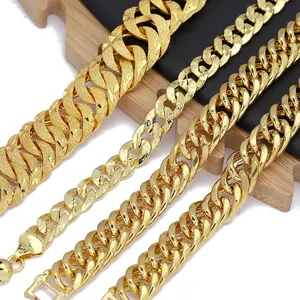 JXX wholesale price fashion copper brass shiny bangles bracelets brass accessories cuban bracelet antiqued jewelry