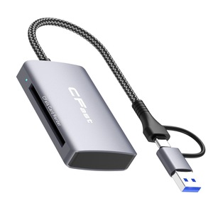 Lecteur de carte CFast USB 3.0 Type C en alliage d'aluminium, lecteur de carte mémoire haute vitesse pour appareil photo - Product Image 1