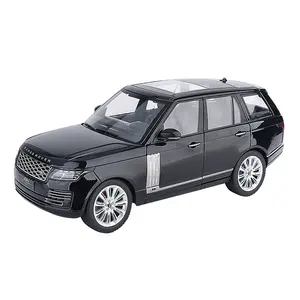 Die casting 1:18 Range Rover simulation large SUV alloy car model ornaments sound and light three-gear switch toys