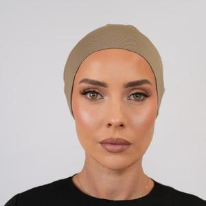 หมวกคลุมผมมุสลิมสีพื้นแบบคลาสสิก สำหรับสวมใส่ทุกวัน ปรับแต่งได้ ยืดหยุ่น ระบายอากาศดี นุ่ม เบาสบาย - Product Image 2