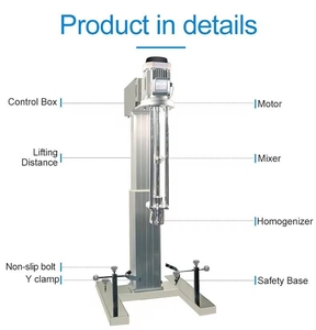 Veidt Lab Chemicals <b>Shampoo</b> Cosmetic Lift Emulsifier Mixer Disapersing Homogenizer High Shear Intelligent Ultrasonic Cell Disrup - Product Image 5
