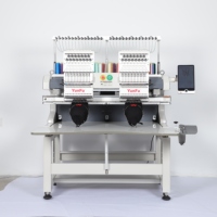 2024 nouvelle Machine à broder automatique à deux têtes de style 400*500mm avec Machine à broder industrielle à aiguilles multiples